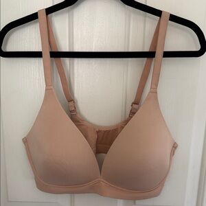 Soma Embliss Luxe Plunge Bralette Light Nude Smooth T-Shirt Bra